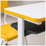Conjunto Escolar Amarelo com Mesa e Cadeira 03 a 06 Anos