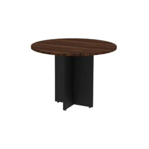 Mesa Redonda de Reunião 110cm MDP 30mm Escritório