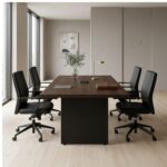 Móveis para Escritório Mesa de Reunião 200x90 MDP 30mm para Escritório