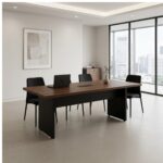 Móveis para Escritório Mesa de Reunião 200x90 MDP 30mm para Escritório
