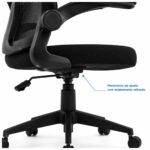 Cadeira de Escritório Cadeira de Escritório Presidente Ergonômica Giratória Preta
